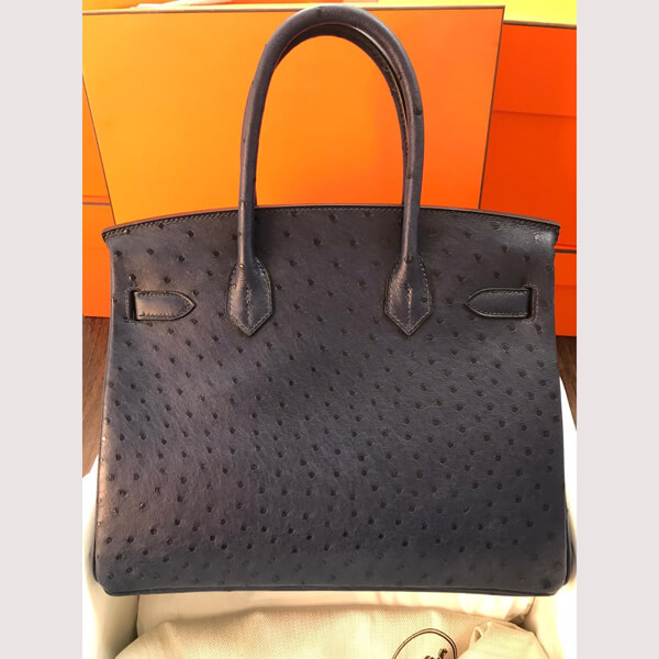 エルメス★(入手不可能.顧客のみの特権)Birkinオーストリッチ30cmスーパーコピー ハンドバッグ